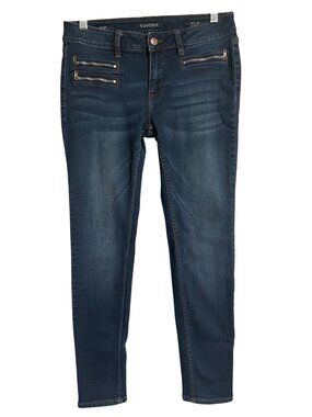 Vigoss Womens Jagger Skinny Jeans Size 27 Blue Dark Wash Denim